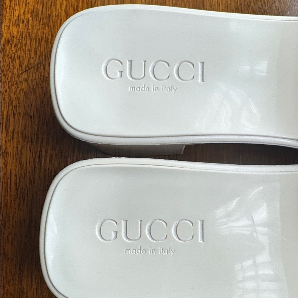 Gucci White Women's Slides (US size 6-6.5) - Picture 7 of 7